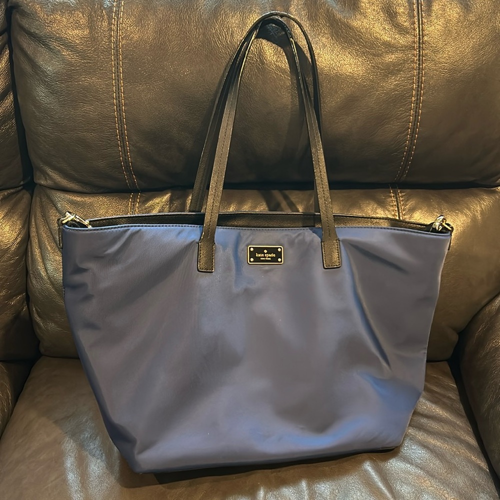 Authentic Kate spade diaper bag blue